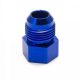 AN10 male - 1/8" NPT female reducer fitting - Aluminium