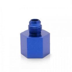 AN6 male - 1/2" NPT female reducer fitting - Aluminium