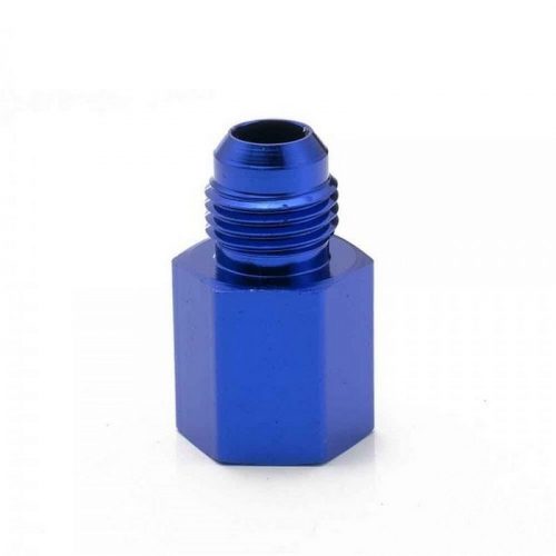 AN6 male - 1/4" NPT female reducer fitting - Aluminium