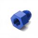 AN6 male - AN4 female reducer fitting - Aluminium