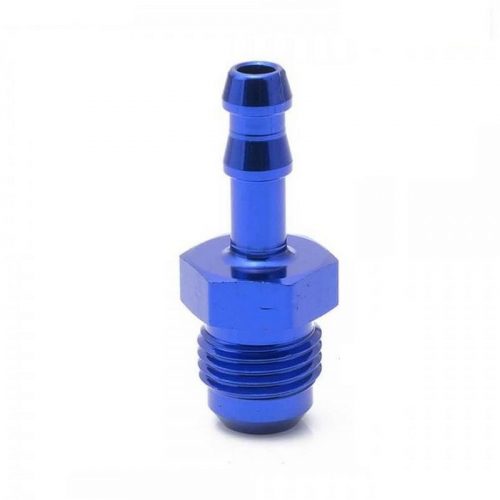 AN6 To  6/25" (6.1mm) Metric To Barb Push On Hose Fitting