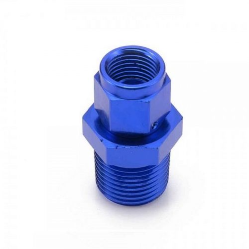 AN6 Female 1/2" NPT male adapter - Aluminium