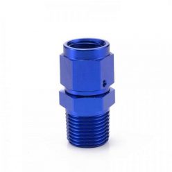 AN6 Female 3/8" NPT male adapter - Aluminium