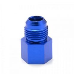 AN8 male - 1/4" NPT female reducer fitting - Aluminium