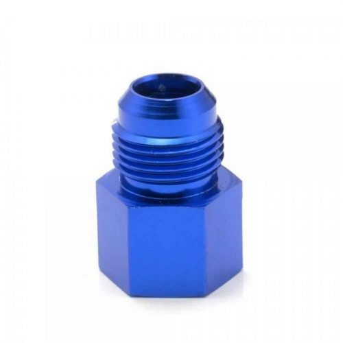 AN8 male - 1/4" NPT female reducer fitting - Aluminium