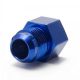 AN8 male - 1/8" NPT female reducer fitting - Aluminium