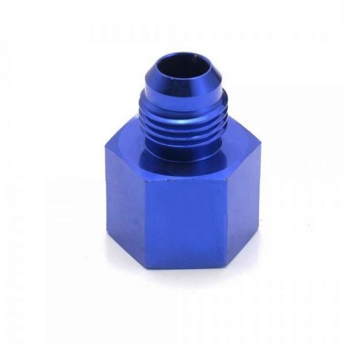 AN8 male - 3/8" NPT female reducer fitting - Aluminium