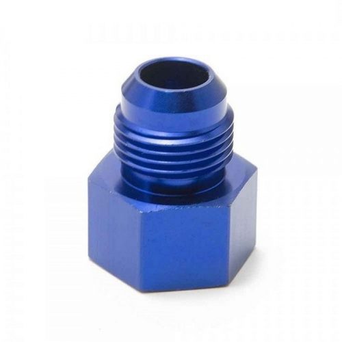 AN8 male - AN6 female reducer fitting - Aluminium