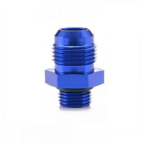 AN8 male - AN6 male reducer fitting with O-ring - Aluminium