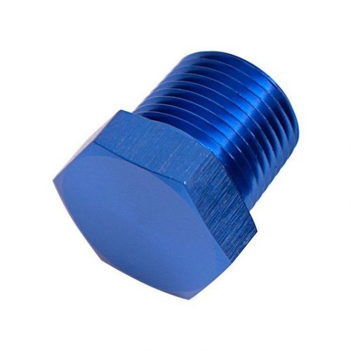 1/8" NPT male blaking plug (Hex) - Aluminium