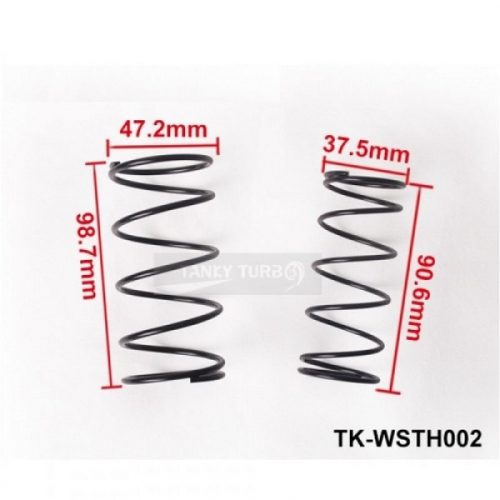 TS 50mm 60mm Wastegate Dual Spring, 13-15 PSi / 1,0 Bar - (14 PSi / 8 PSi)