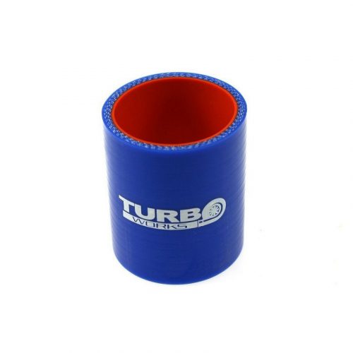 Silicone Hose Connector TurboWorks PRO 76mm, Blue