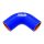 Silicone Hose 90 Degree Elbow TurboWorks PRO 10mm, Blue