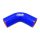 Silicone Hose 67 Degree Elbow TurboWorks PRO 10mm, Blue