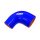 Silicone Hose 90 Degree Reducer TurboWorks PRO 15-20mm, Blue