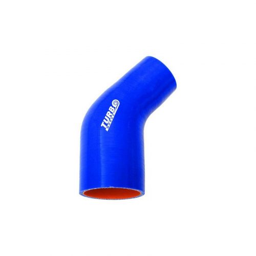 Silicone Hose 45 Degree Reducer TurboWorks PRO 45-63mm, Blue