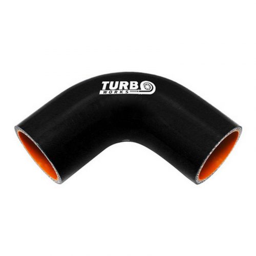 Silicone Hose 90 Degree Elbow TurboWorks PRO 15mm, Black