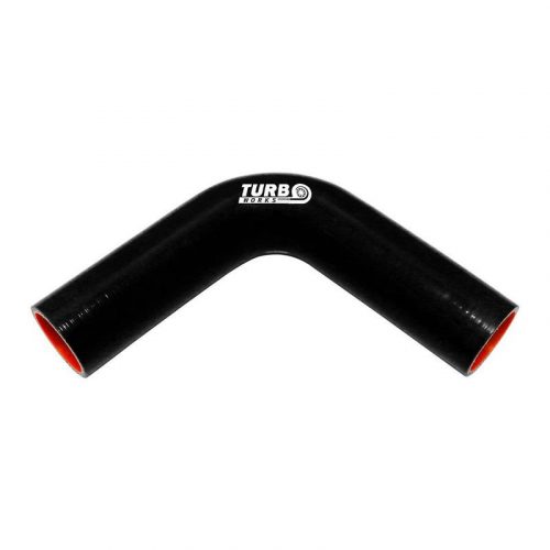 Silicone Hose 90 Degree Elbow XL TurboWorks PRO 12mm, Black