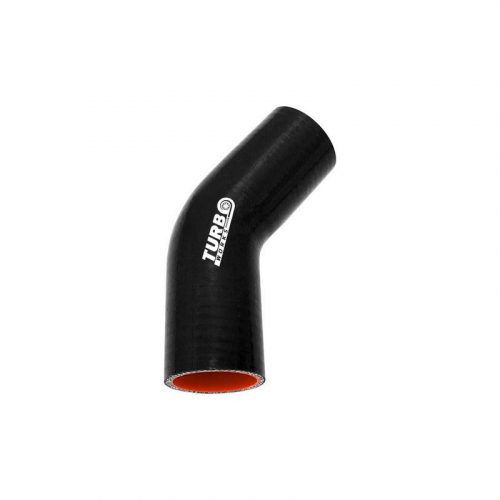 Silicone Hose 45 Degree Elbow TurboWorks PRO 10mm, Black