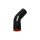 Silicone Hose 45 Degree Elbow TurboWorks PRO 18mm, Black