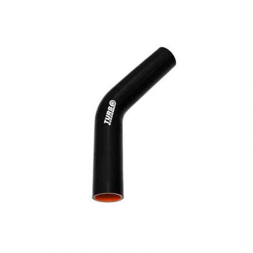 Silicone Hose 45 Degree Elbow XL TurboWorks PRO 10mm, Black