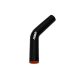 Silicone Hose 45 Degree Elbow XL TurboWorks PRO 12mm, Black