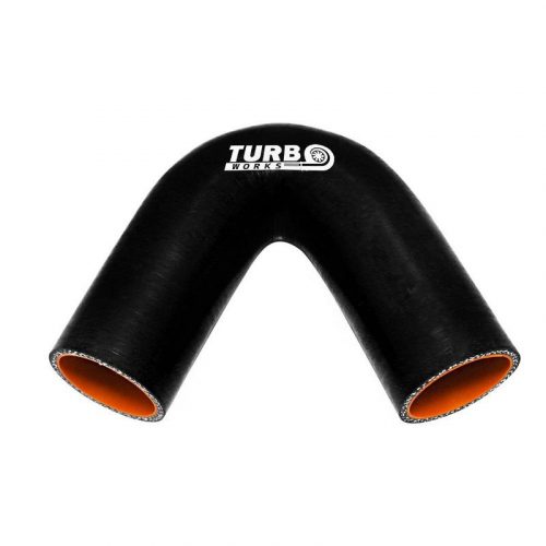 Silicone Hose 135 Degree Elbow TurboWorks PRO 10mm, Black