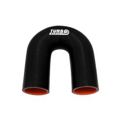 Silicone Hose 180 Degree Elbow TurboWorks PRO 30mm, Black