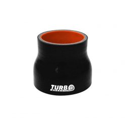 Silicone Hose Straight Reducer TurboWorks PRO 19-25mm, Black