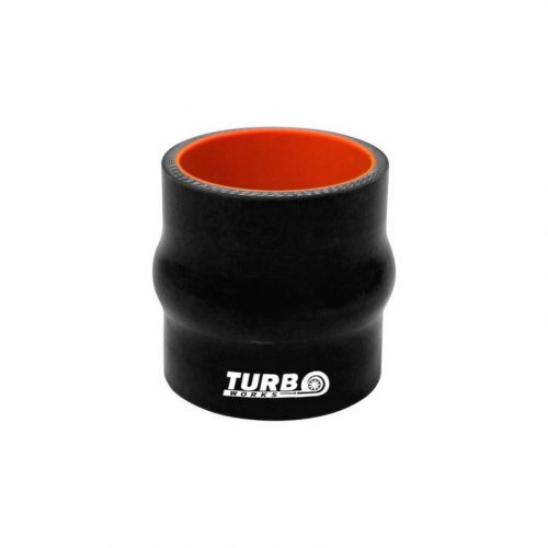 Silicone Hose Anti-Vibration Connector TurboWorks PRO 45mm, Black