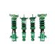 Tein Flex Z Adjustable Coilover Kit with TÜV Certification for Mitsubishi Lancer Evolution VIII/IX (2003-2006) - VSR84-C1SS4 – 16-Level Damping and EDFC Compatible