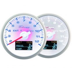   DEPO RACING WBL 4in1 60mm  Gauge - Oil Temperature, Exhaust Temperature, Volt, Oil Pressure Meter