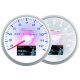 DEPO RACING WBL 4in1 60mm  Gauge - Oil Temperature, Exhaust Temperature, Volt, Oil Pressure Meter