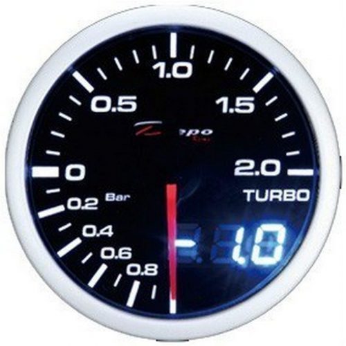 DEPO RACING DUAL 52mm Gauge - Turbo Boost Pressure Meter