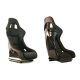 Monza EVO PVC Carbon Racing Seat (Black)